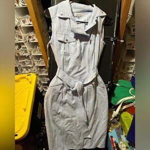 Light blue Calvin Klein Wrap dress with pocket